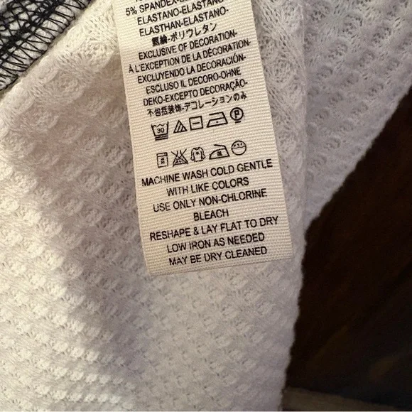 We The Free Cream and Black Leopard Print Sweatshirt - Picture 7 of 12